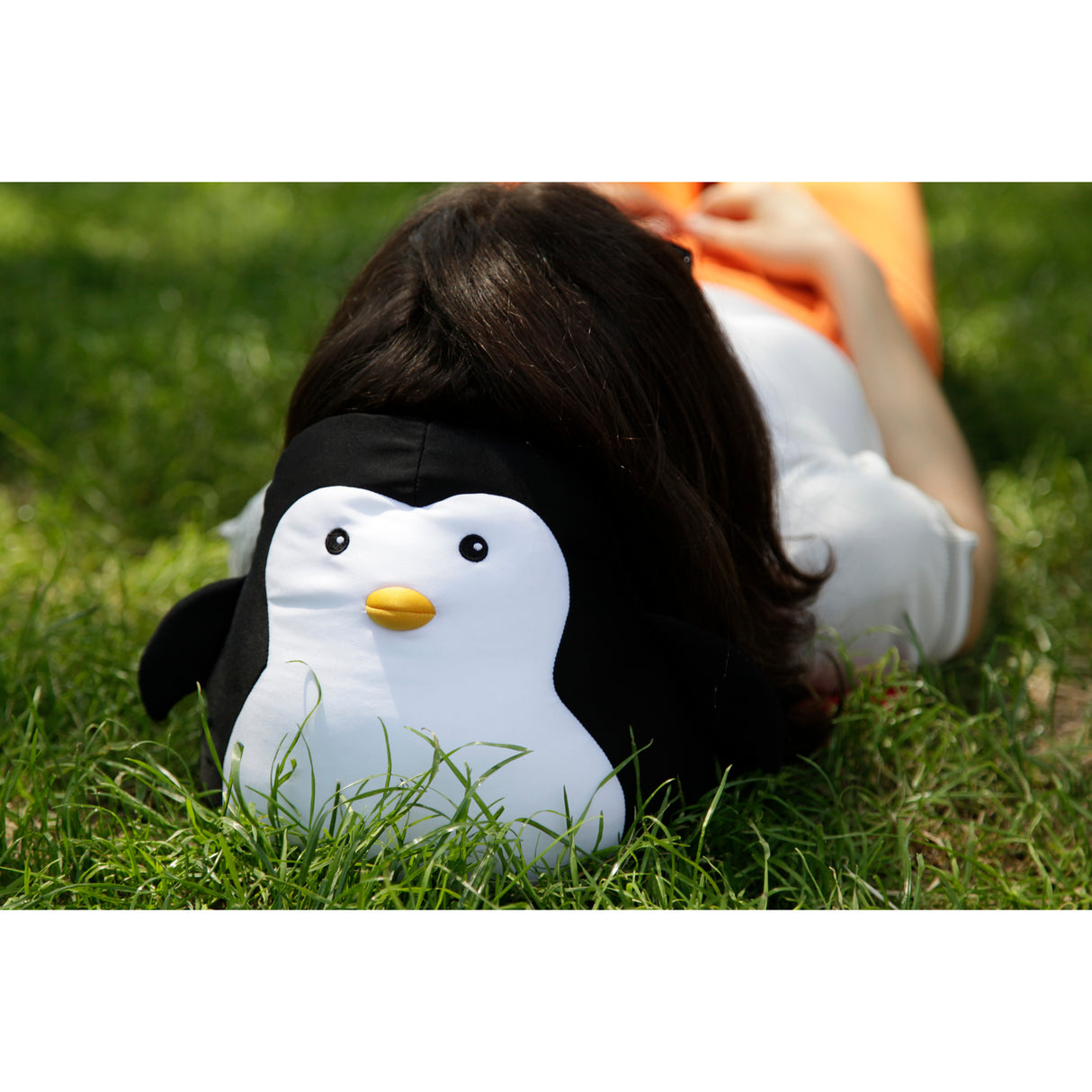 Zip&Flip Kissen Pinguin - Kuscheltier Nackenhörnchen