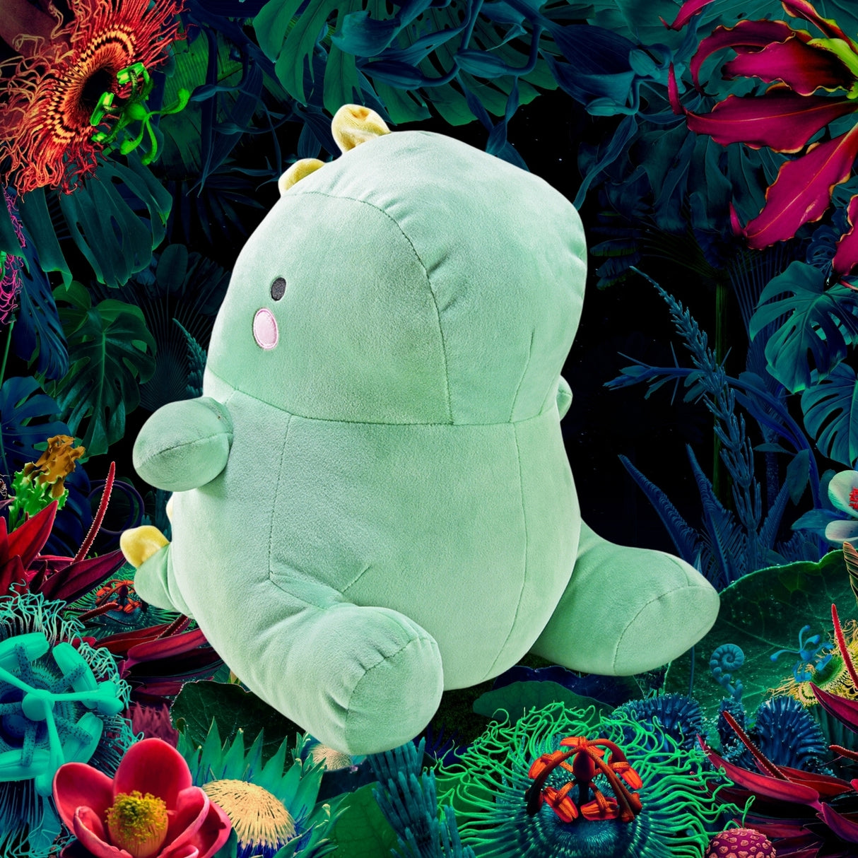 Dino XL Kuscheltier in grün