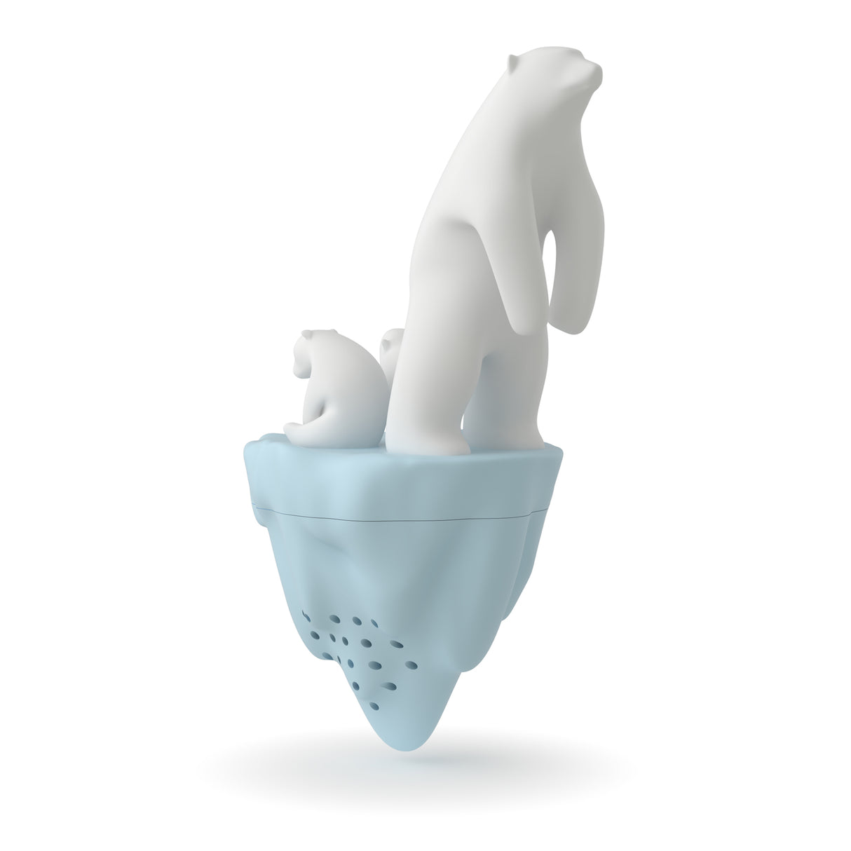 Eisbär Familie Teesieb