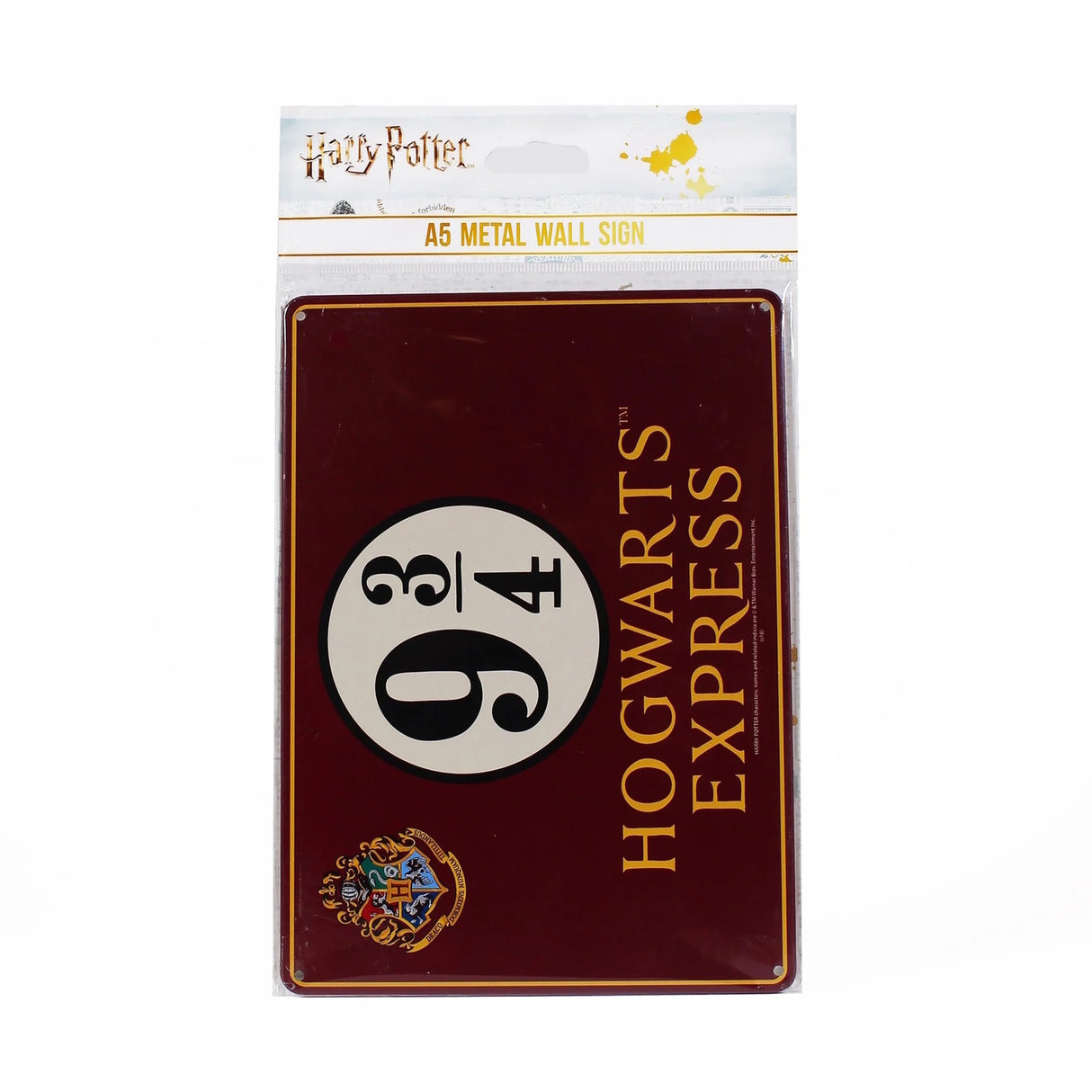 Harry Potter Gleis 9 3/4 Blechschild in 15x20 cm