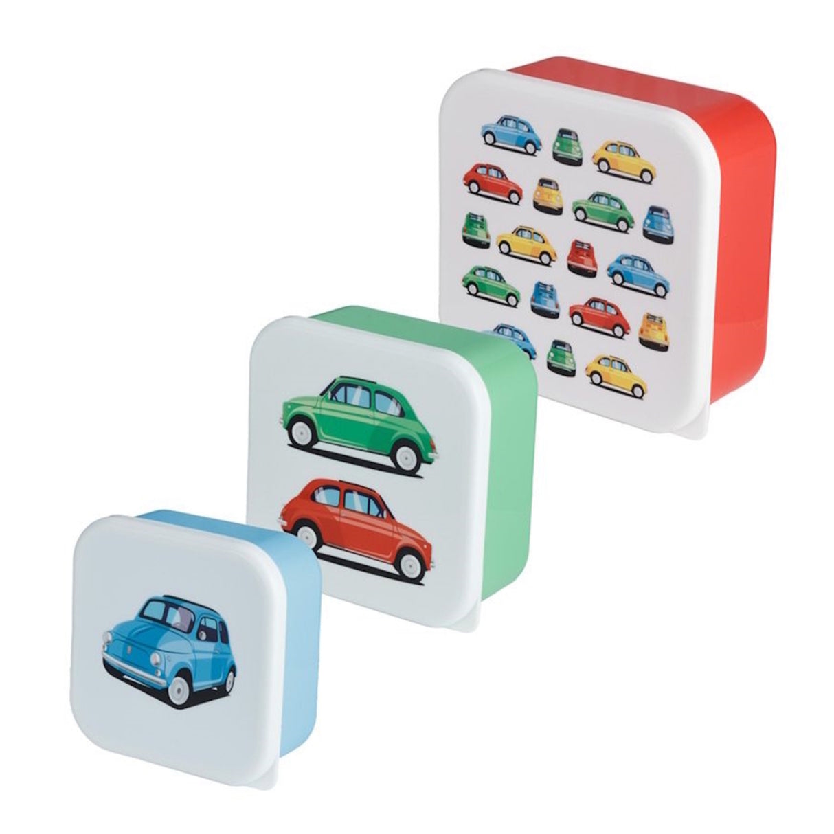 Fiat 500 Retro Vesperdosen im 3er Set