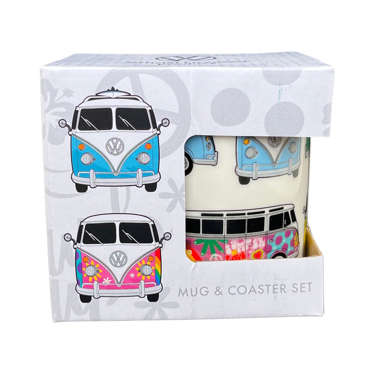Volkswagen VW T1 Bulli Kaffeebecher mit Untersetzer