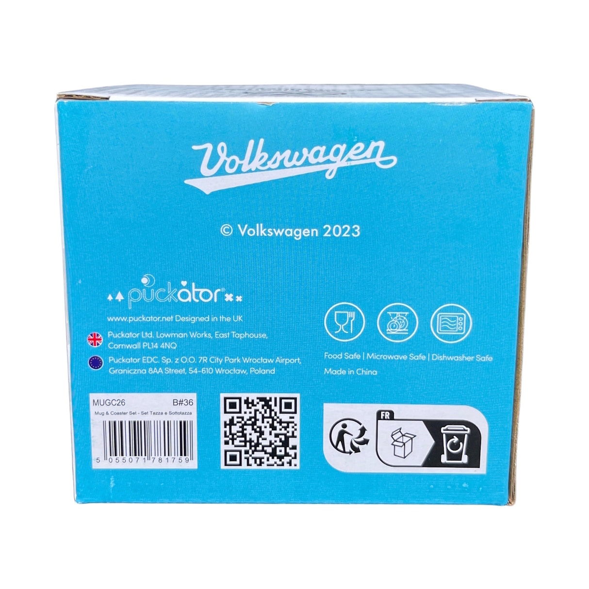 Volkswagen VW T1 Bulli Kaffeebecher mit Untersetzer