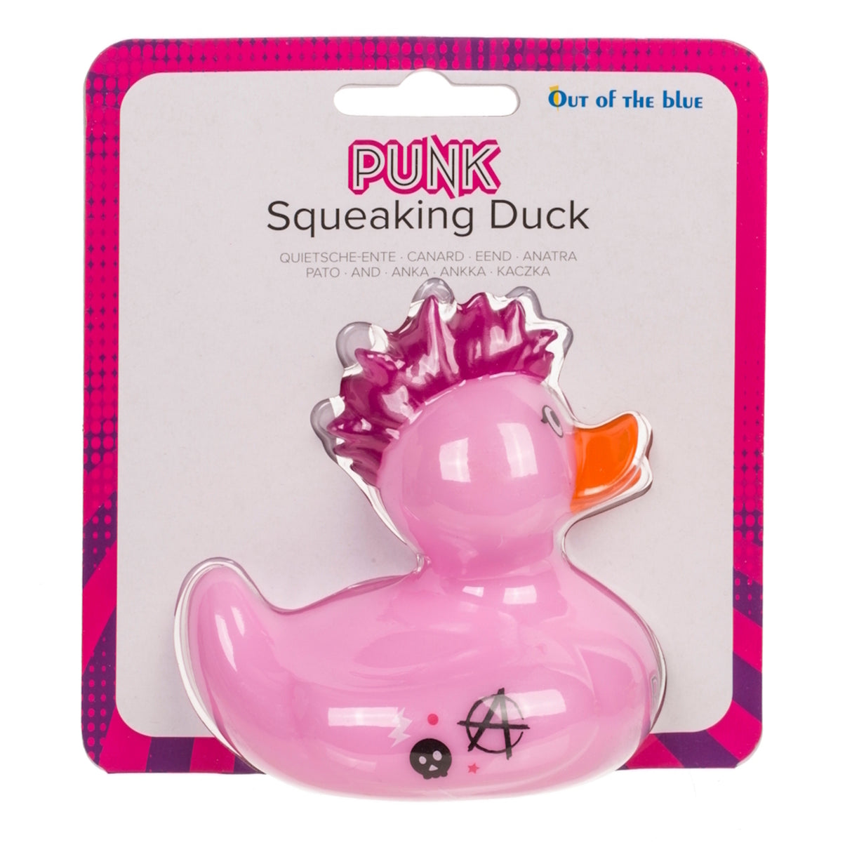 Punk Badeente mit Irokesenschnitt