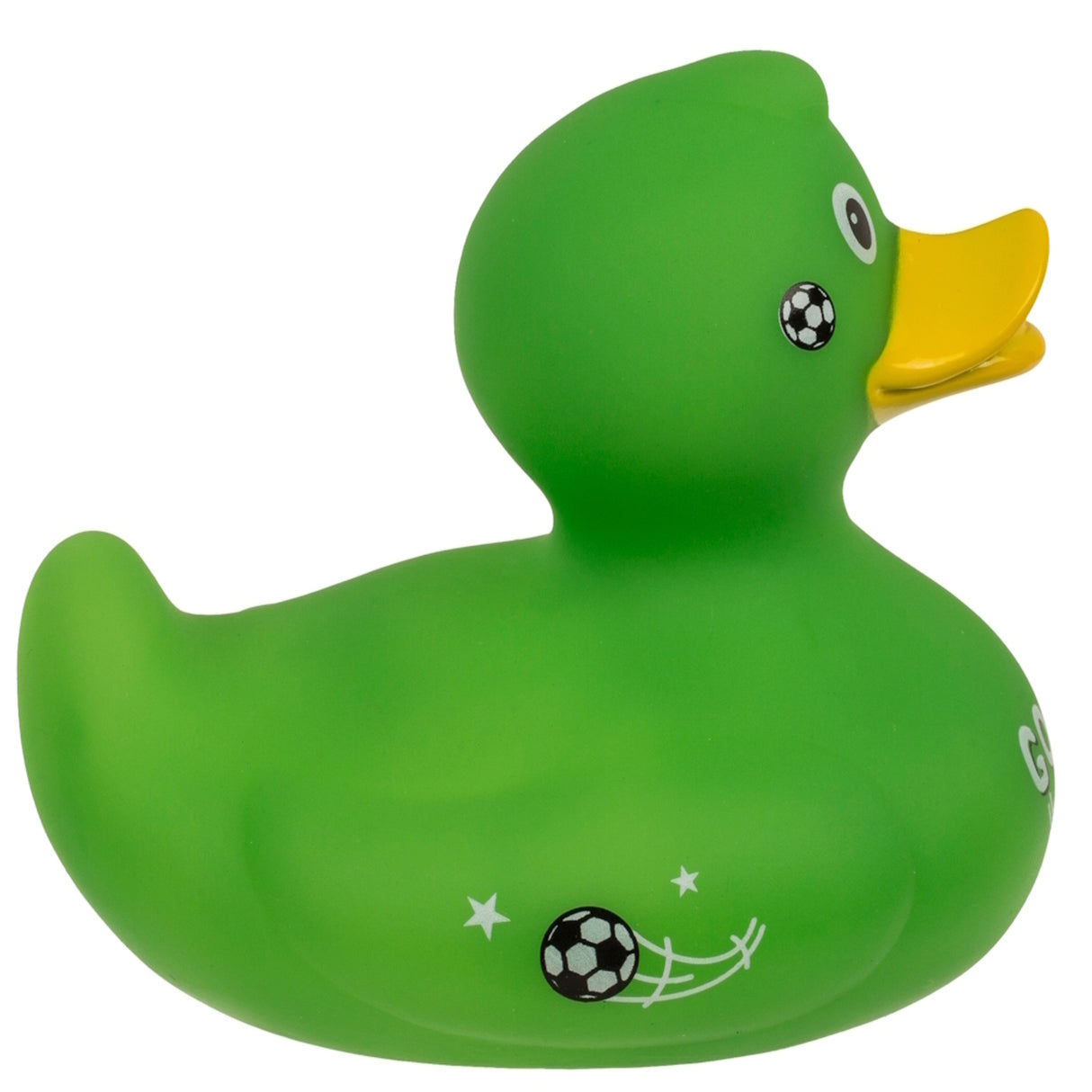 Fußball Badeente in grasgrün