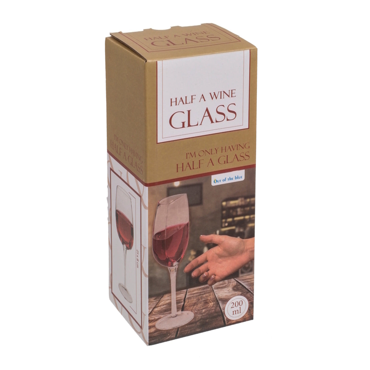 Halbes Weinglas für ca. 200ml