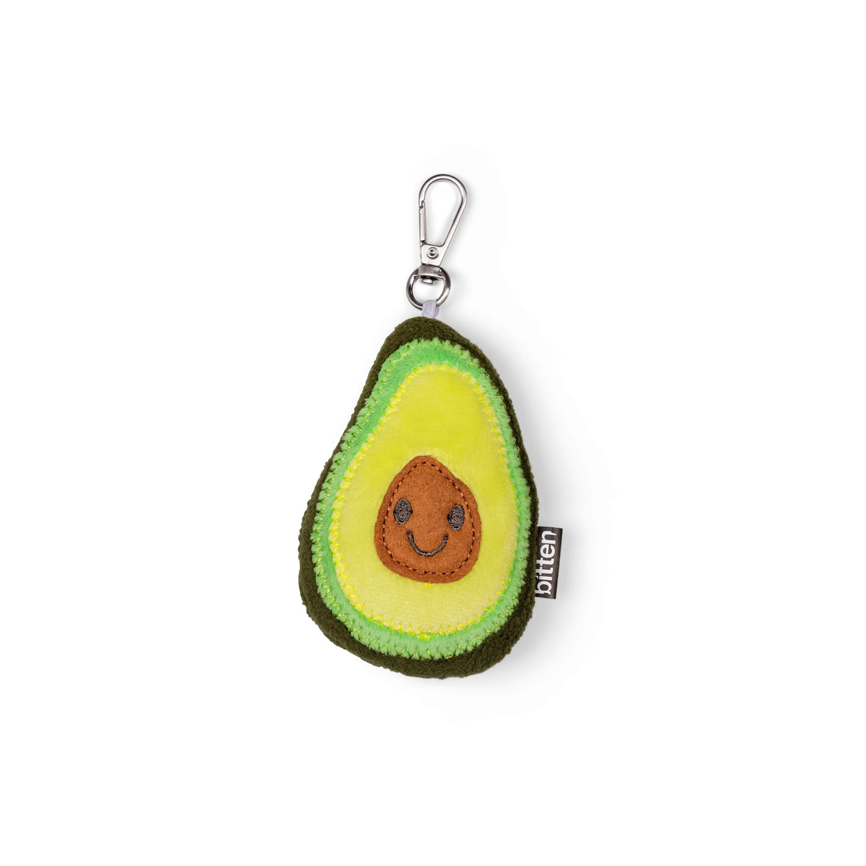 Avocado Schlüsselanhänger zum Kuscheln mit Karabinerhaken