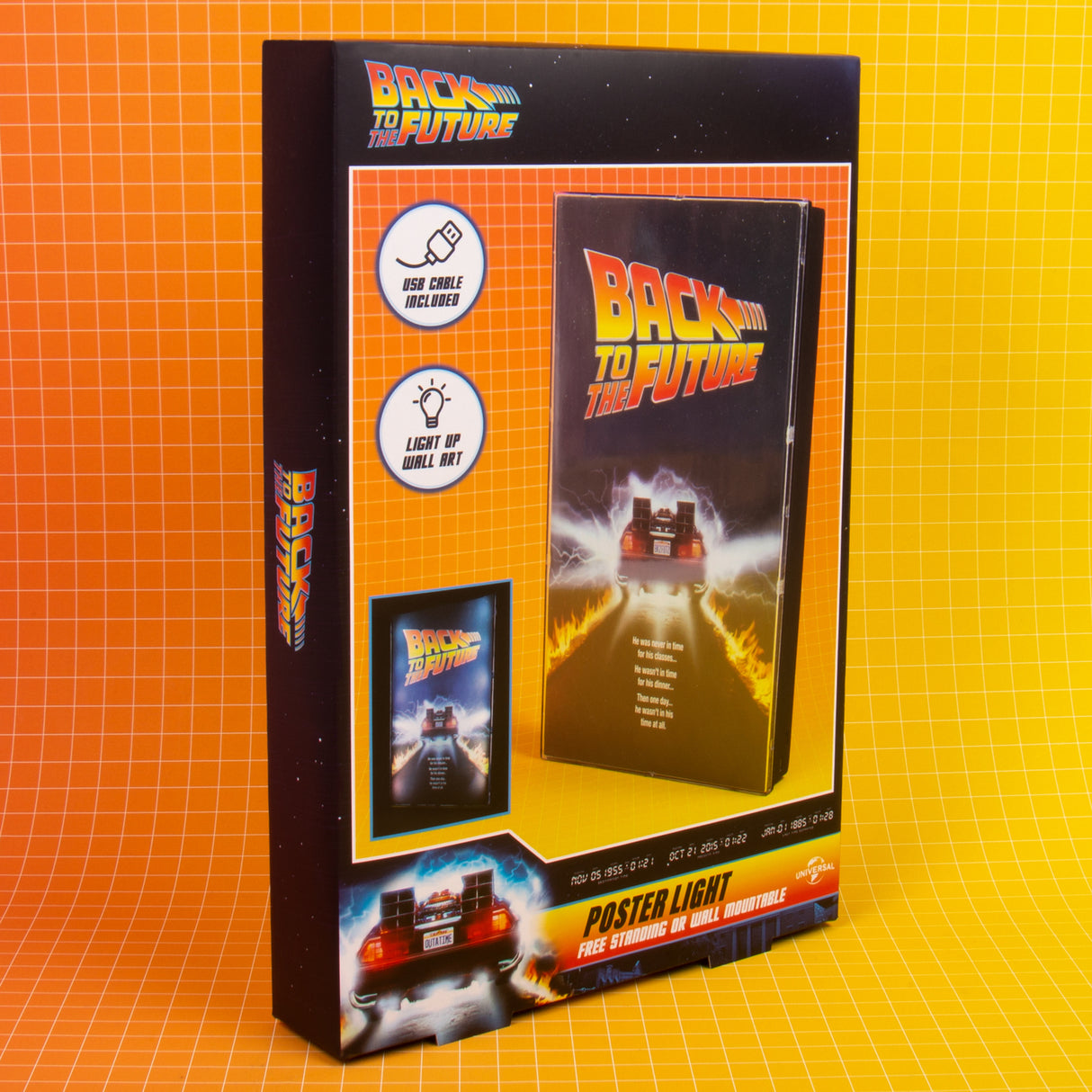 Zurück in die Zukunft Filmposter Dekolampe