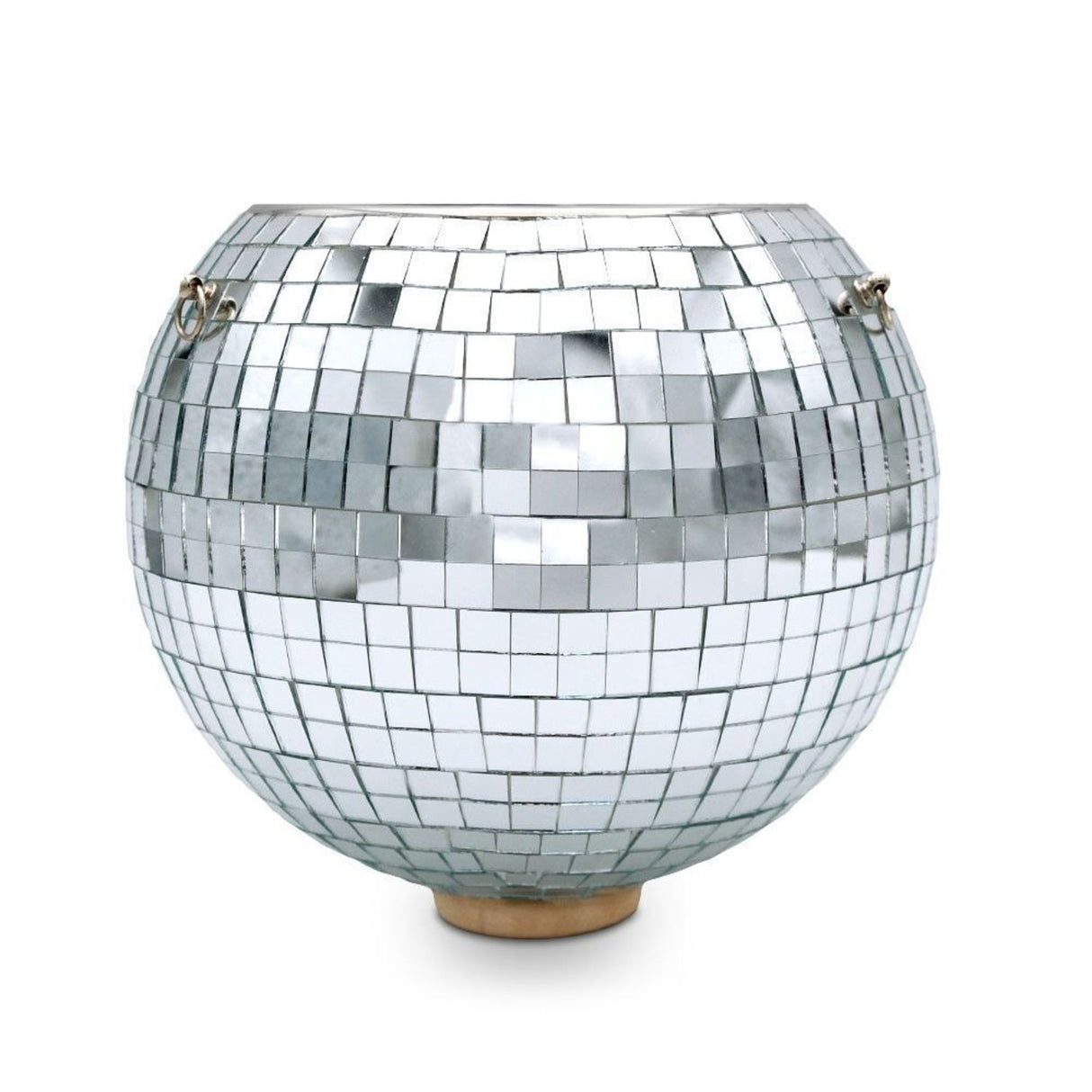 Discokugel Blumentopf mit Kette zum Aufhängen