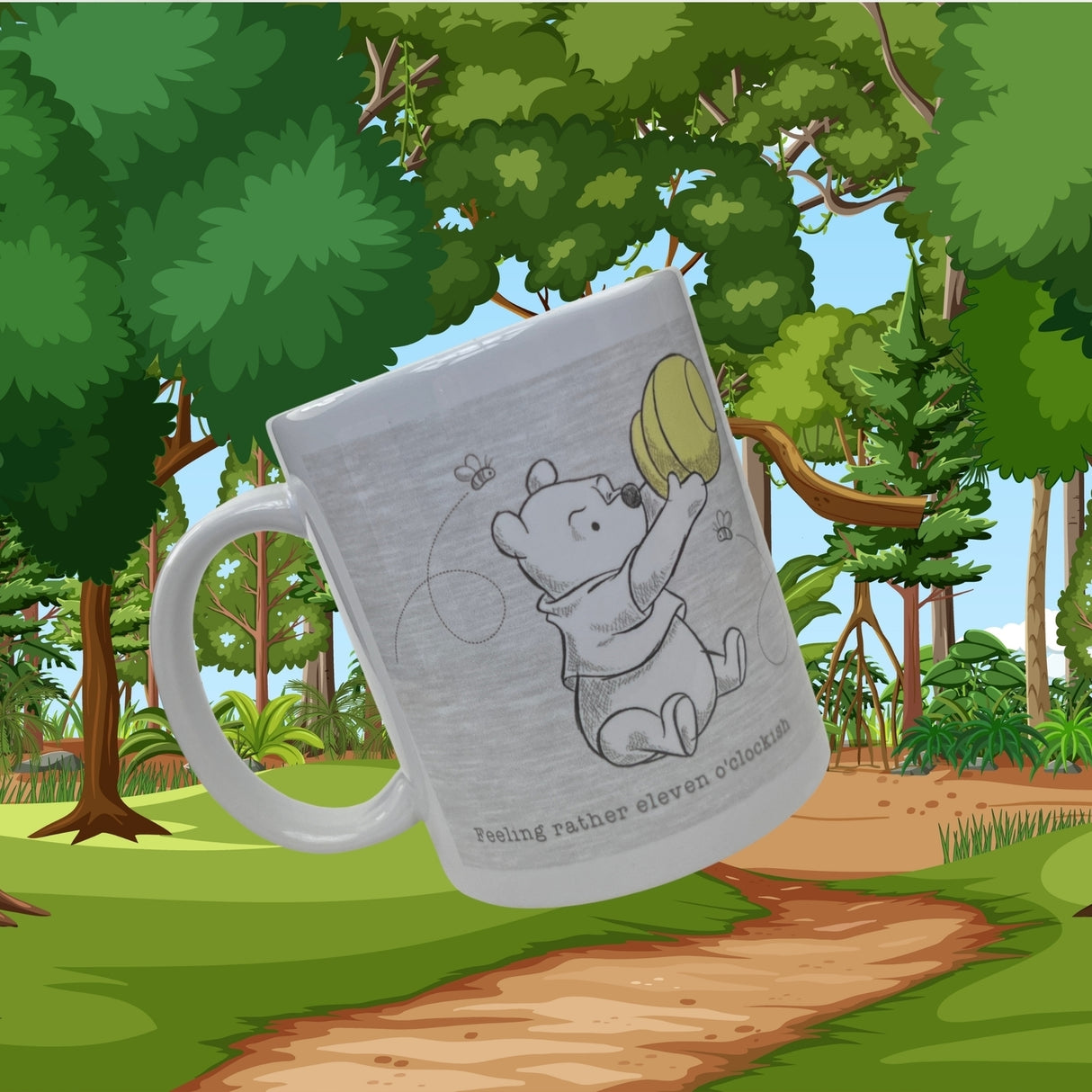 Winnie Puuh eleven o'clockish Kaffeebecher