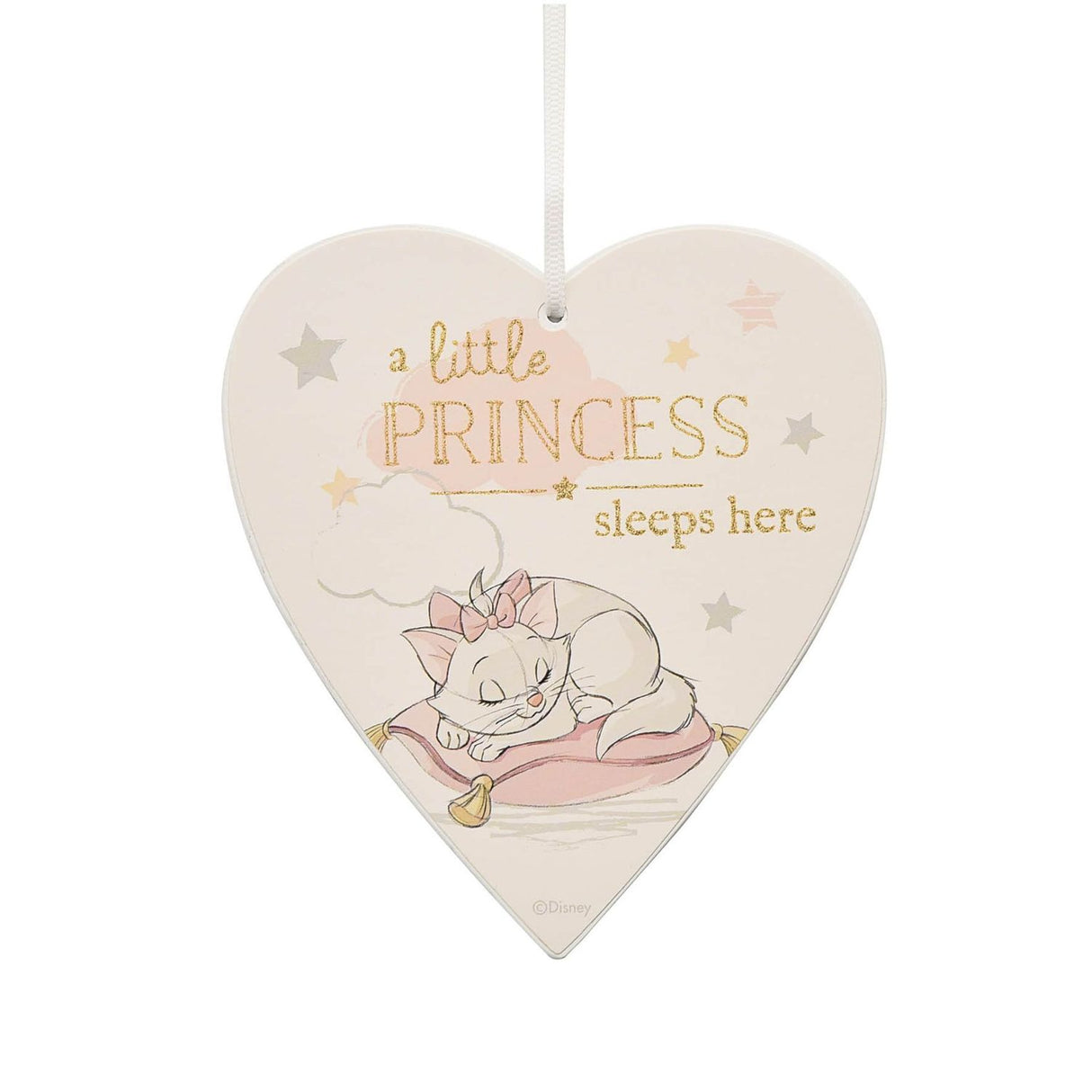 Disney Aristocats - Hier schläft eine kleine Prinzessin Türhänger in Herzform