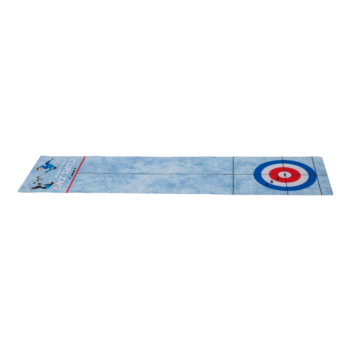 Trinkspiel Tischcurling Curling Partyspiel mit zwei Shotgläsern