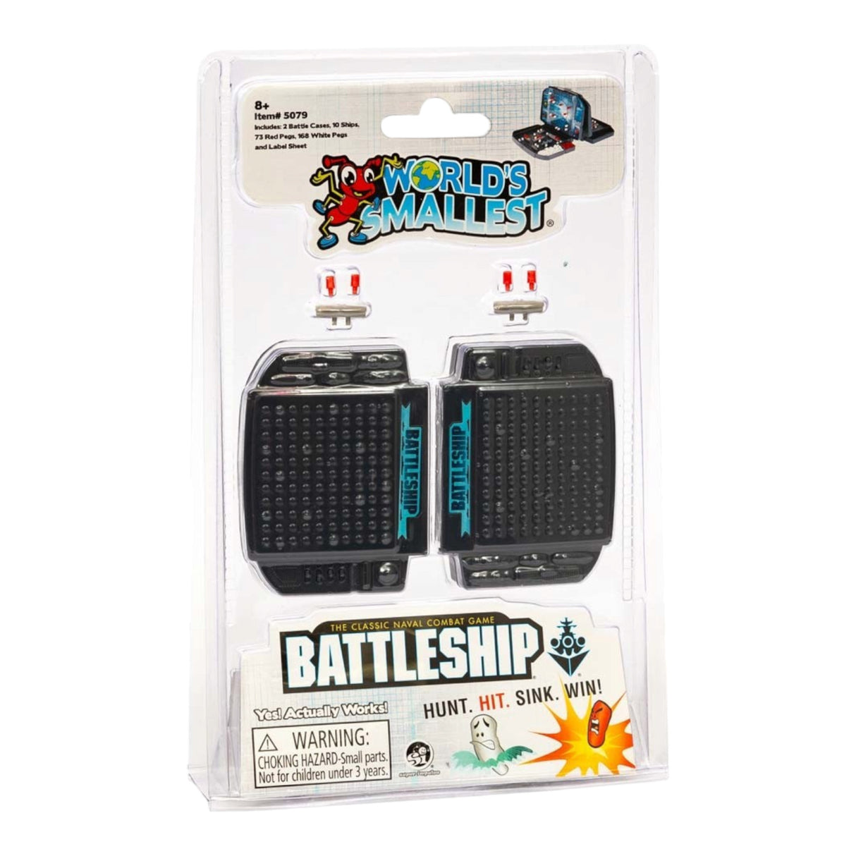 Gesellschaftsspiel World´s Smallest Mini Schiffe Versenken Brettspiel