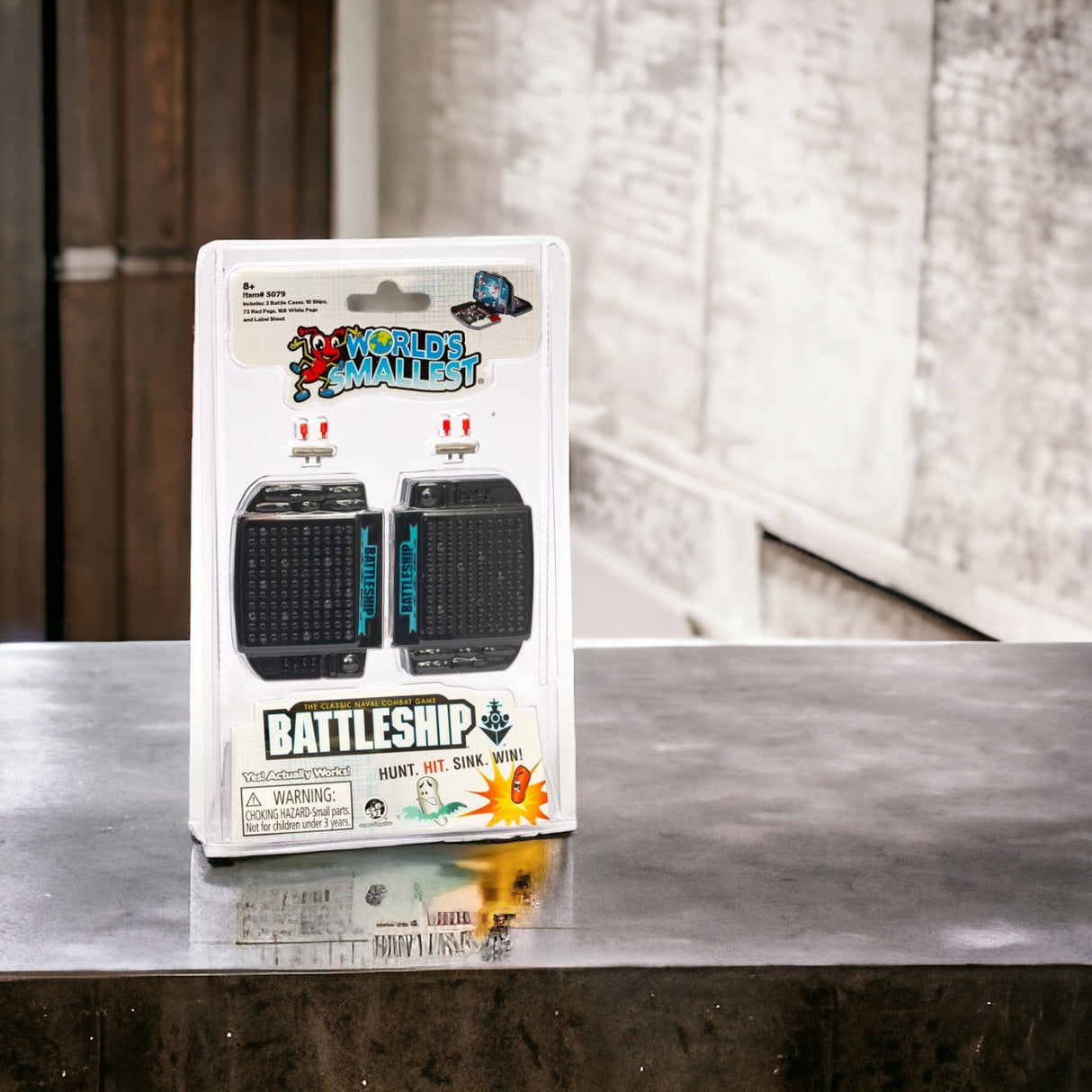 Gesellschaftsspiel World´s Smallest Mini Schiffe Versenken Brettspiel