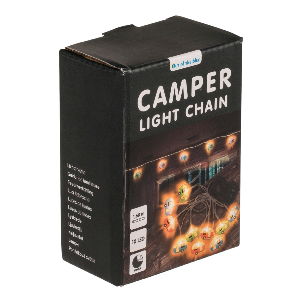 Lichterkette Camping Deko Wohnwagen Camper Stimmungslicht mit 10 LED-Elementen