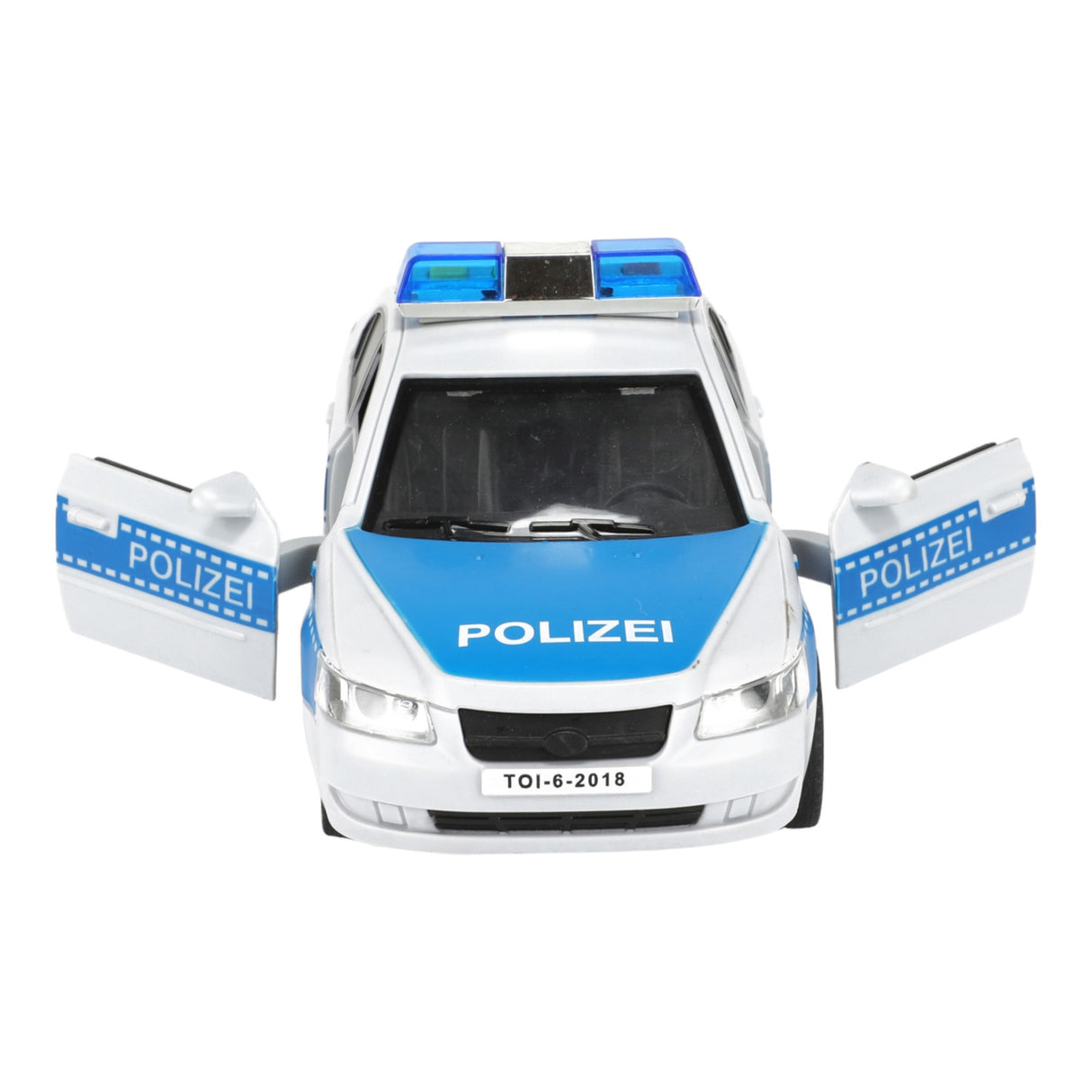 Spielzeug Polizeiauto Polizei Modellfahrzeug mit Friktionsmotor, Licht und Ton