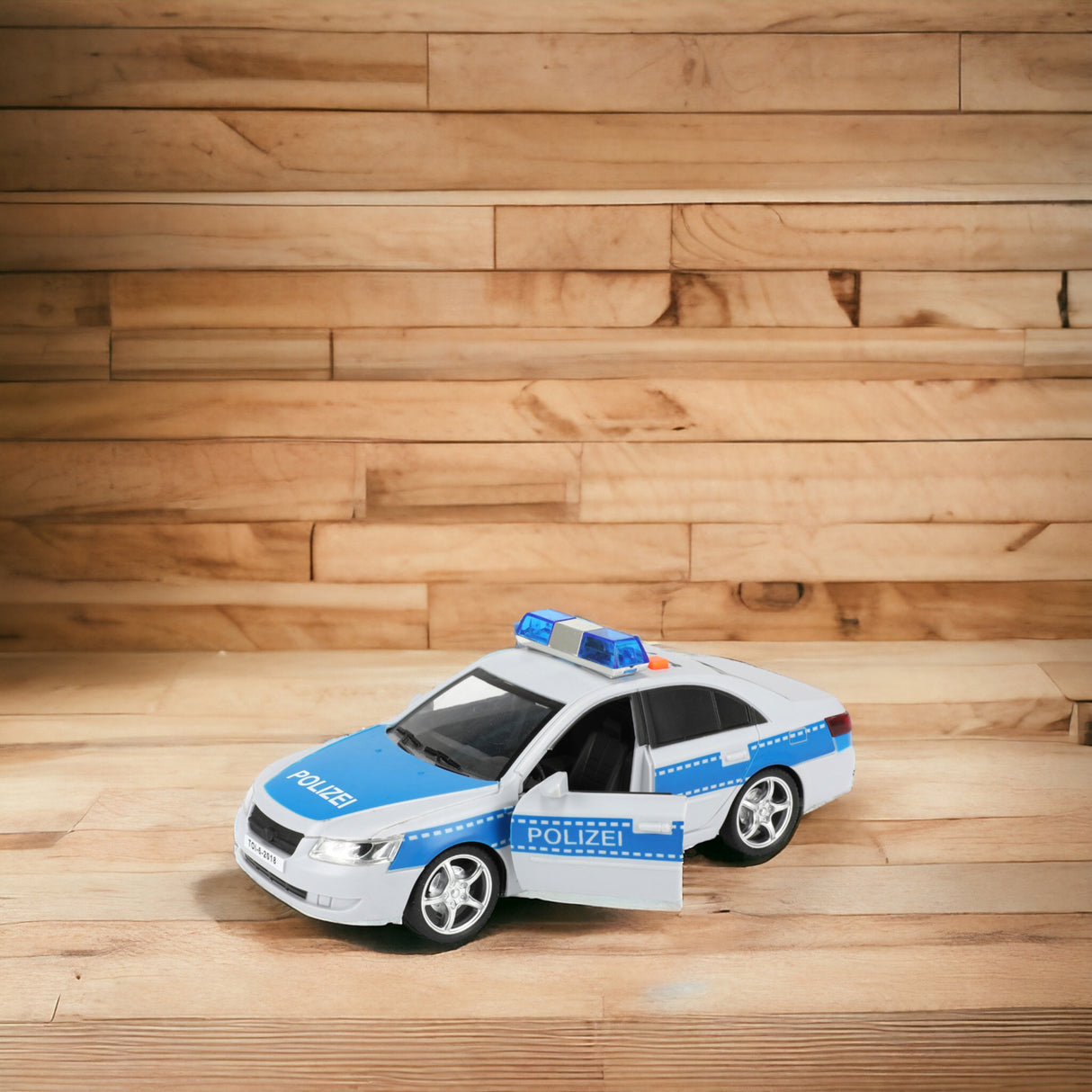 Spielzeug Polizeiauto Polizei Modellfahrzeug mit Friktionsmotor, Licht und Ton