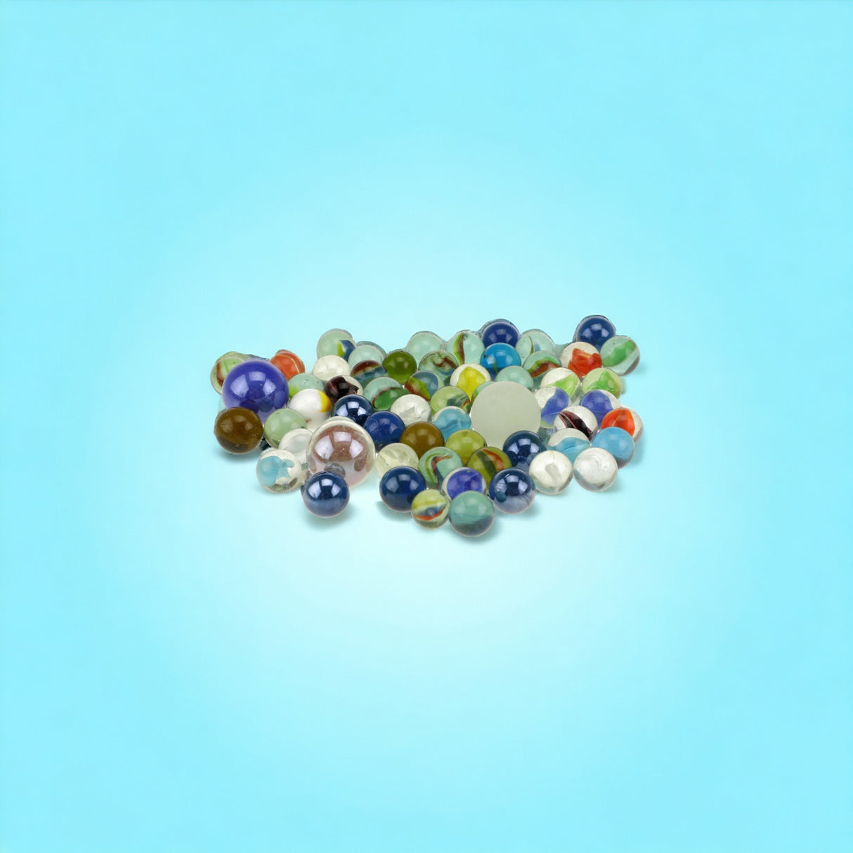 Bunte Glasmurmeln - 500gr Murmel Spiel in verschiedenen Größen