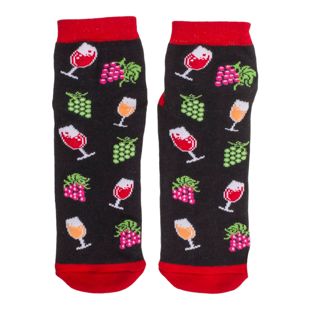 Socken Wein Geschenk Wein Strumpf mit ABS Sohle in 36-45 im Paar