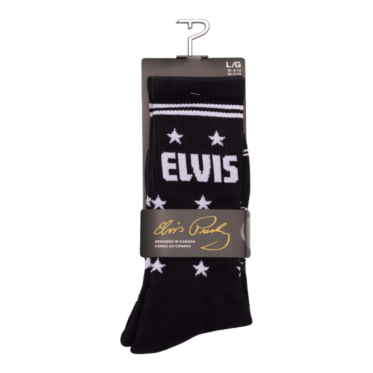 Socken Elvis Presley Fanartikel Elvis the King Strümpfe in schwarz in 40-46 im Paar