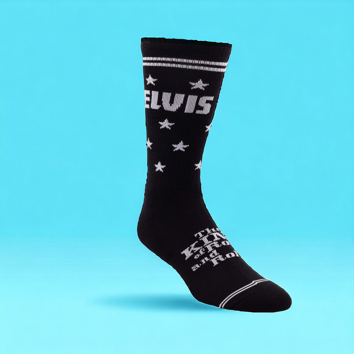Socken Elvis Presley Fanartikel Elvis the King Strümpfe in schwarz in 40-46 im Paar