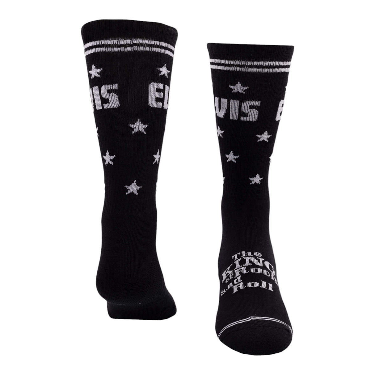 Socken Elvis Presley Fanartikel Elvis the King Strümpfe in schwarz in 40-46 im Paar