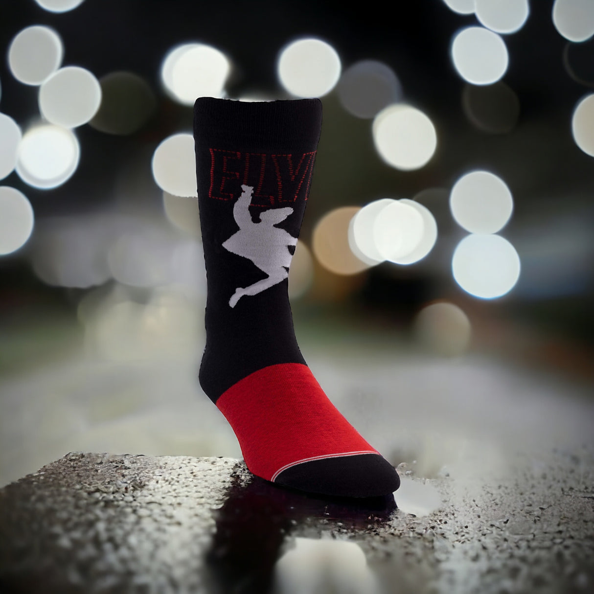 Socken Elvis Presley Fanartikel tanzender Elvis Strümpfe in 43-47 im Paar