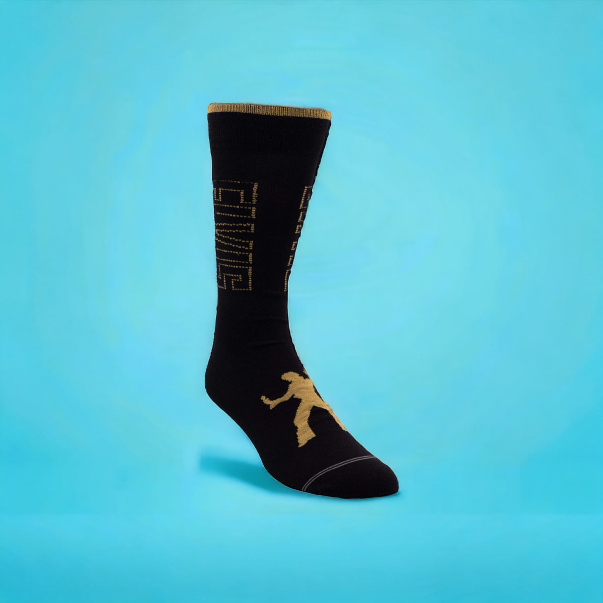 Socken Elvis Presley Fanartikel Metallic Gold in 40-46 im Paar