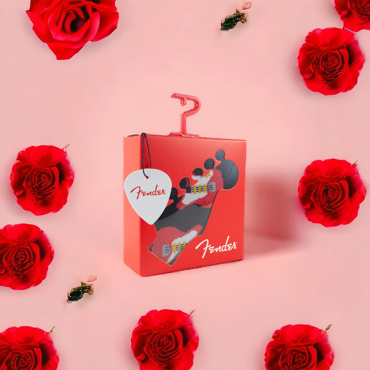Socken Fender Fanartikel Gitarrenmotiv in 40-46 im Paar