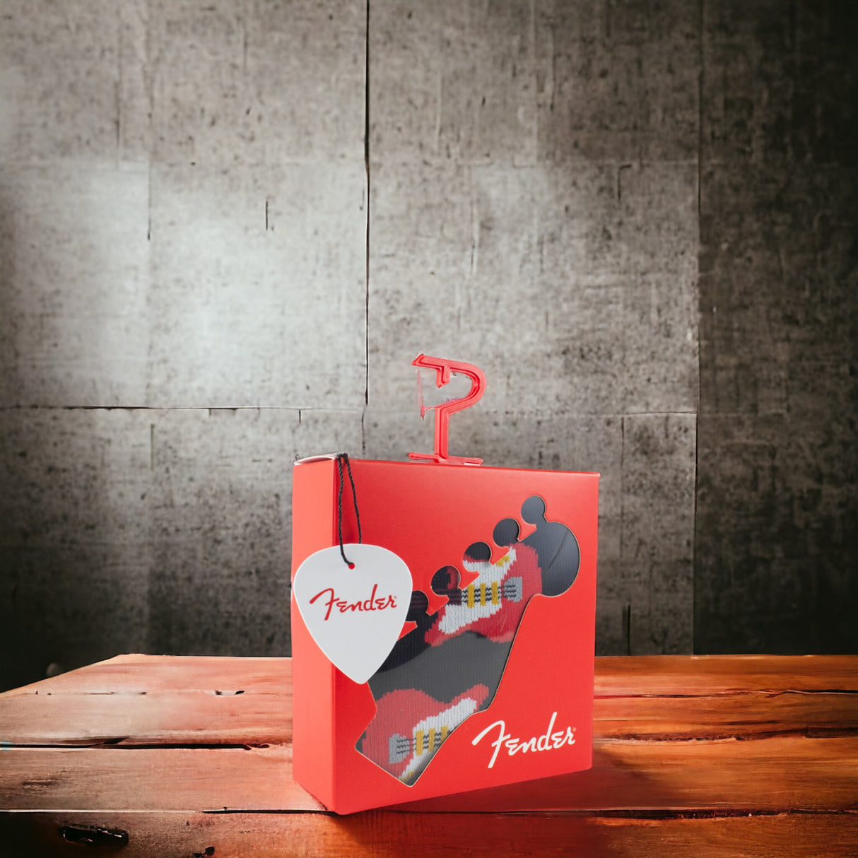 Socken Fender Fanartikel Gitarrenmotiv in 40-46 im Paar