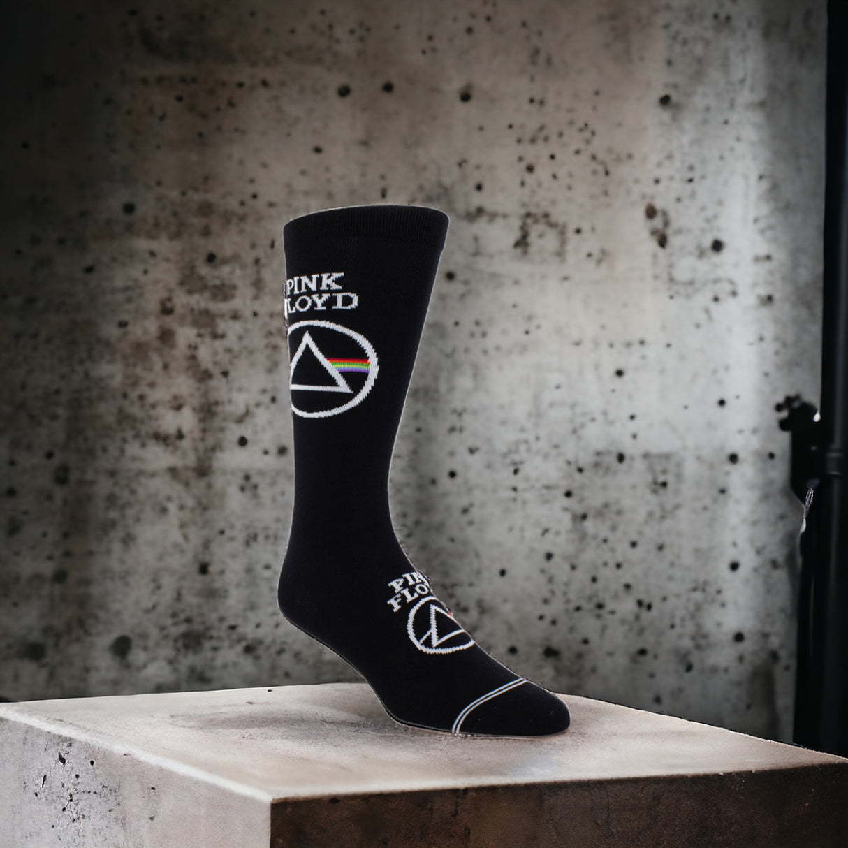 Socken Pink Floyd The Dark Side of the Moon Fanartikel mit Geschenkbox in 40-46 im Paar