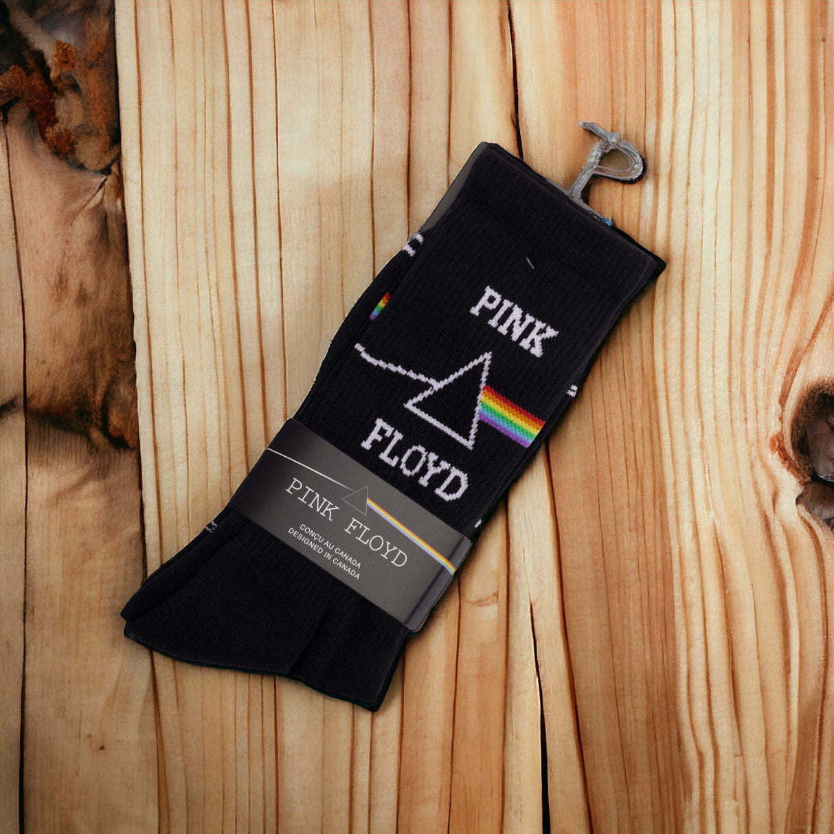 Socken Pink Floyd The Dark Side of the Moon Fanartikel schwarz in 40-46 im Paar