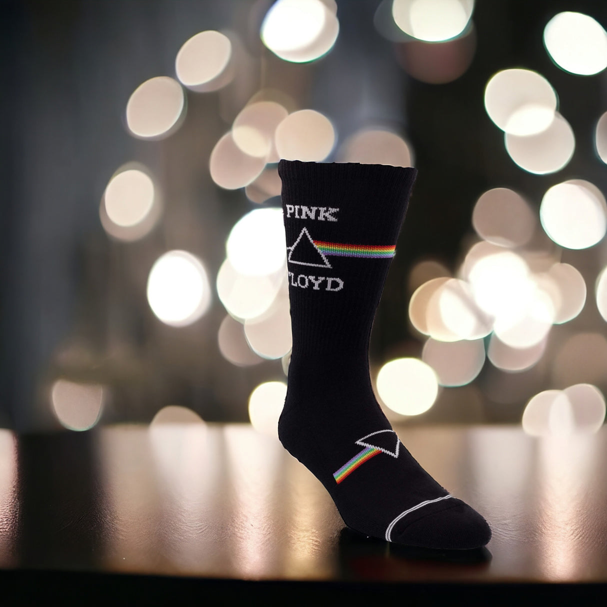 Socken Pink Floyd The Dark Side of the Moon Fanartikel schwarz in 40-46 im Paar
