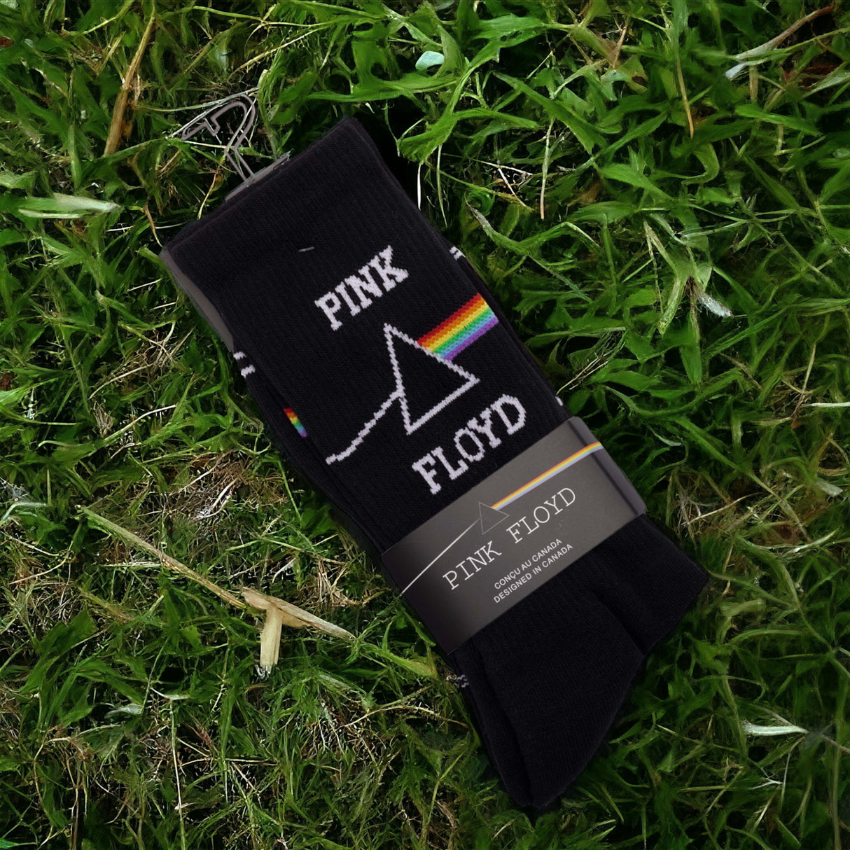 Socken Pink Floyd The Dark Side of the Moon Fanartikel schwarz in 40-46 im Paar