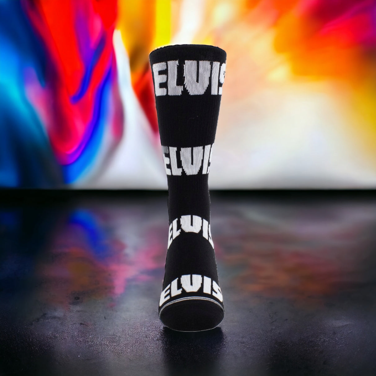 Socken Elvis Presley Fanartikel TCB Strümpfe in 40-46 (3 Paare)