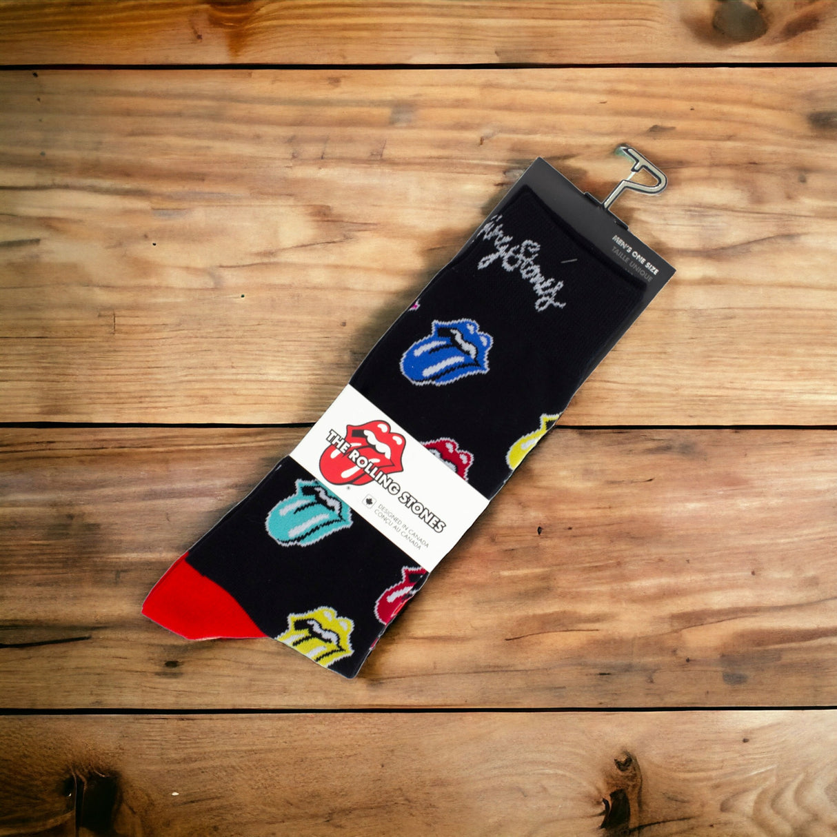 Socken The Rolling Stones Fanartikel Classic Tongue bunt in 40-46 im Paar
