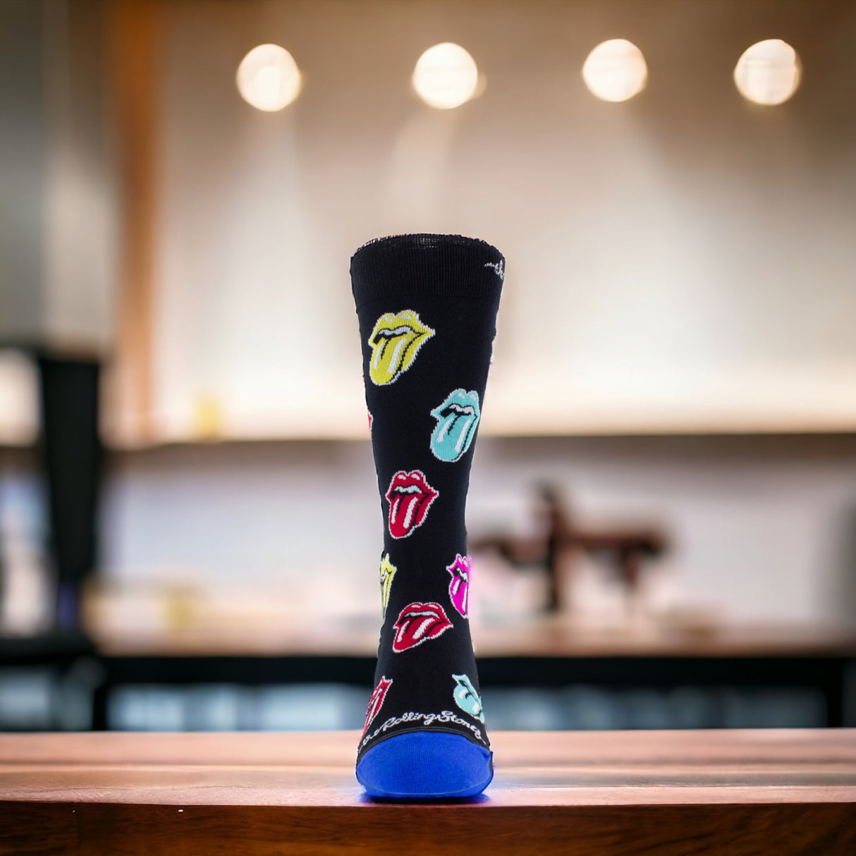 Socken The Rolling Stones Fanartikel Classic Tongue bunt in 40-46 im Paar