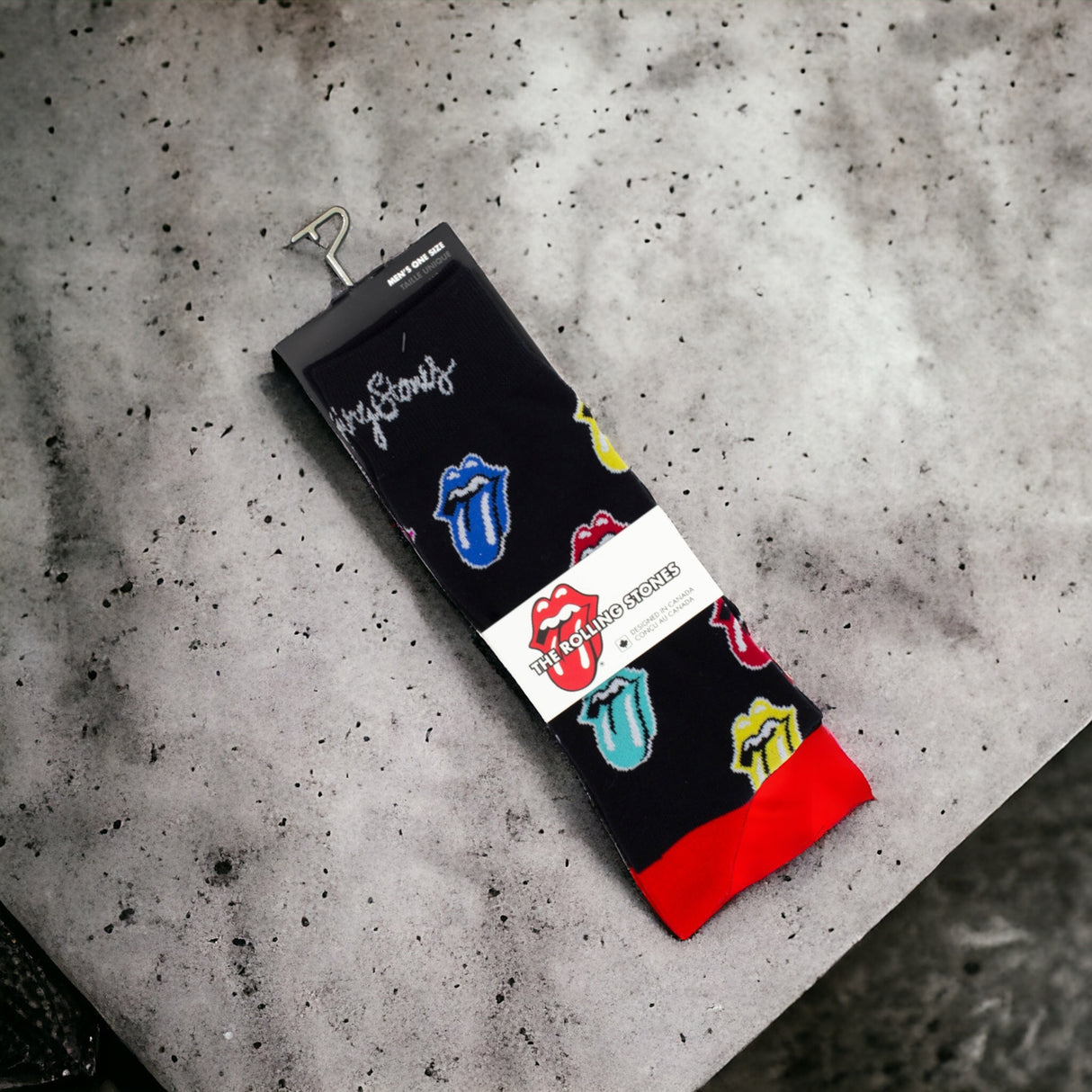 Socken The Rolling Stones Fanartikel Classic Tongue bunt in 40-46 im Paar