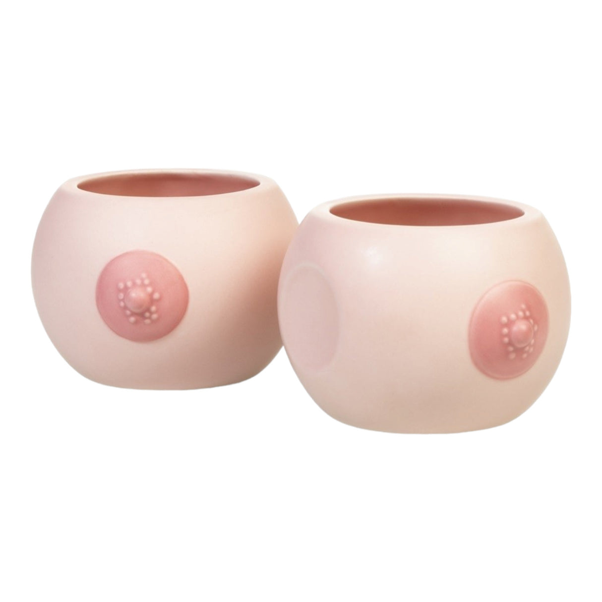 Brüste Blumentopf kleine Titten Pflanzkübel aus Keramik im 2er-Set