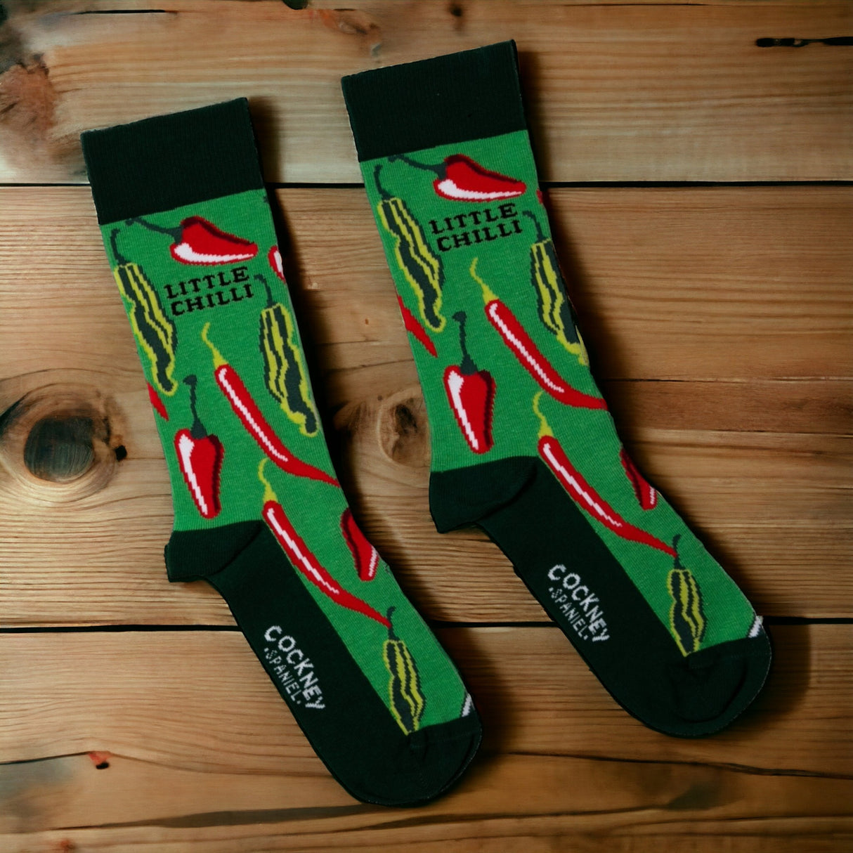 Hot Stuff Socken Geschenk für Chili-Liebhaber Chili-Strümpfe in 39-46 (3 Paare)