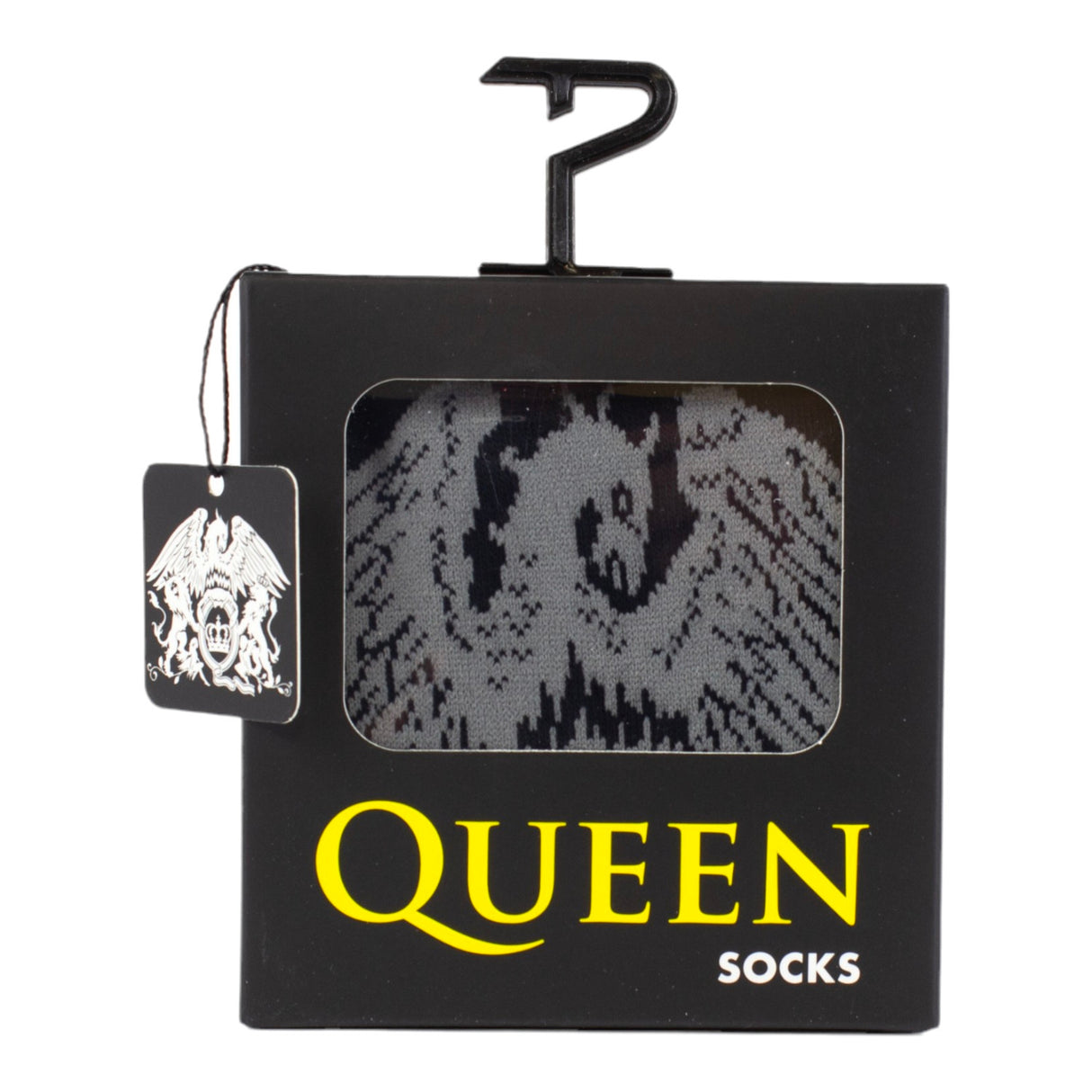 Socken Queen Fanartikel Strümpfe in schwarz mit Geschenkbox in 40-46 im Paar