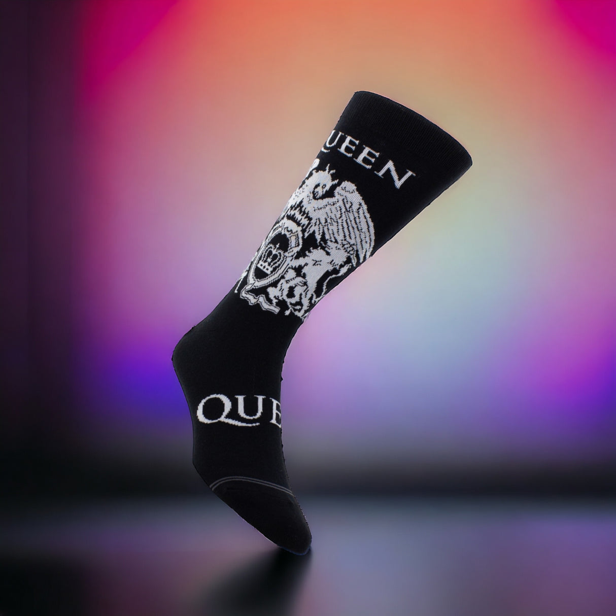 Socken Queen Fanartikel Strümpfe in schwarz mit Geschenkbox in 40-46 im Paar