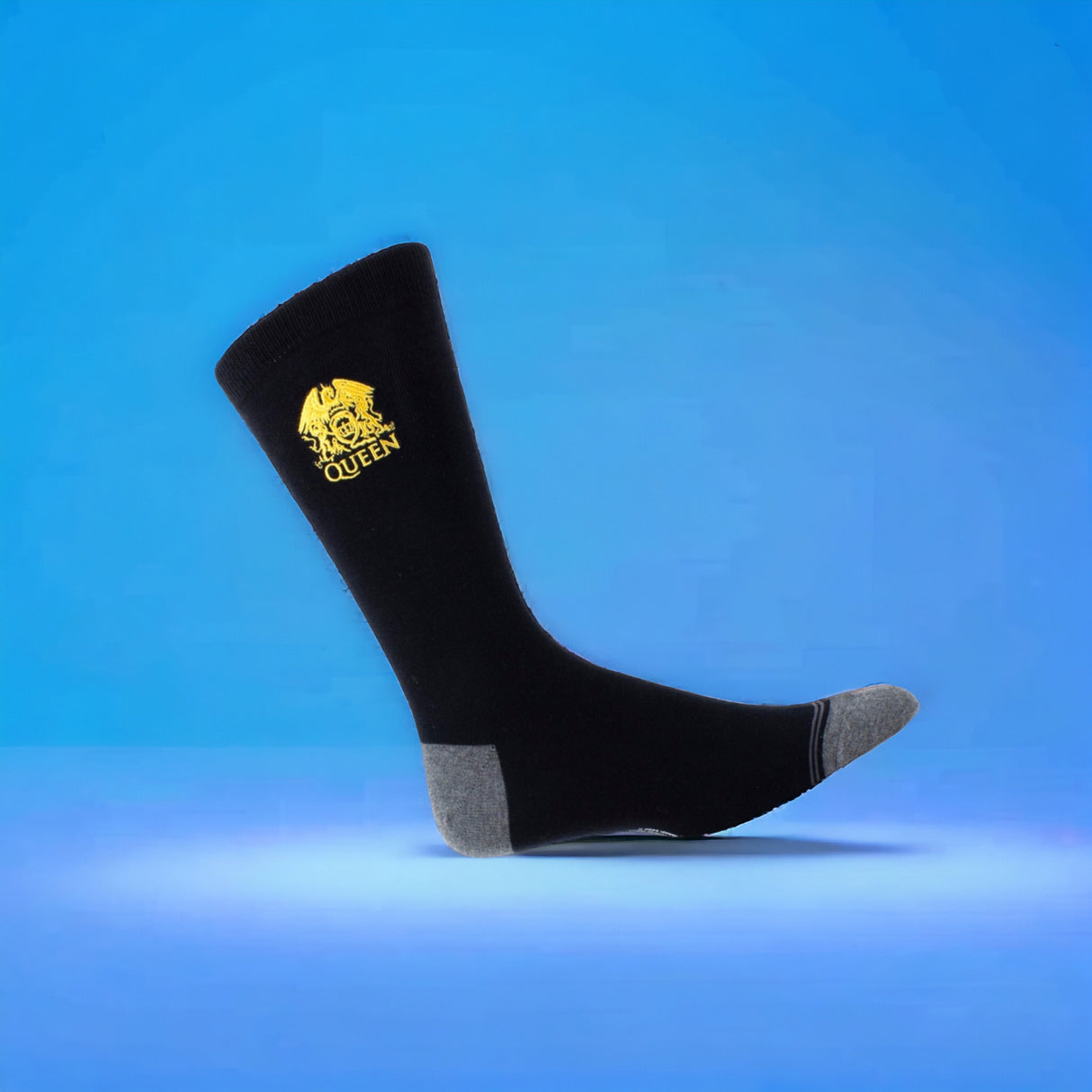 Socken Queen Fanartikel goldenes Wappen Strümpfe in 40-46 im Paar