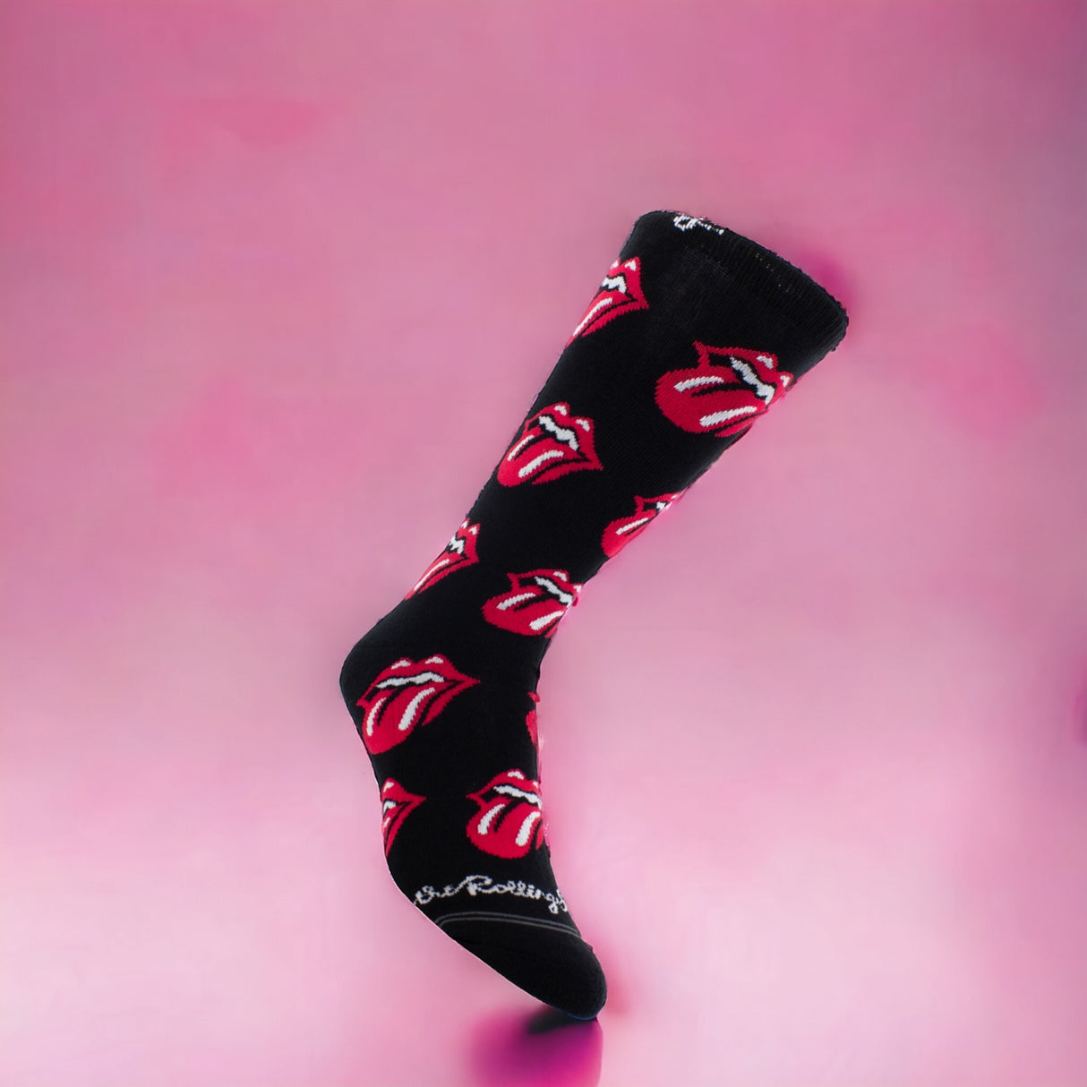 Socken The Rolling Stones Fanartikel Red Tongue in 40-46 im Paar