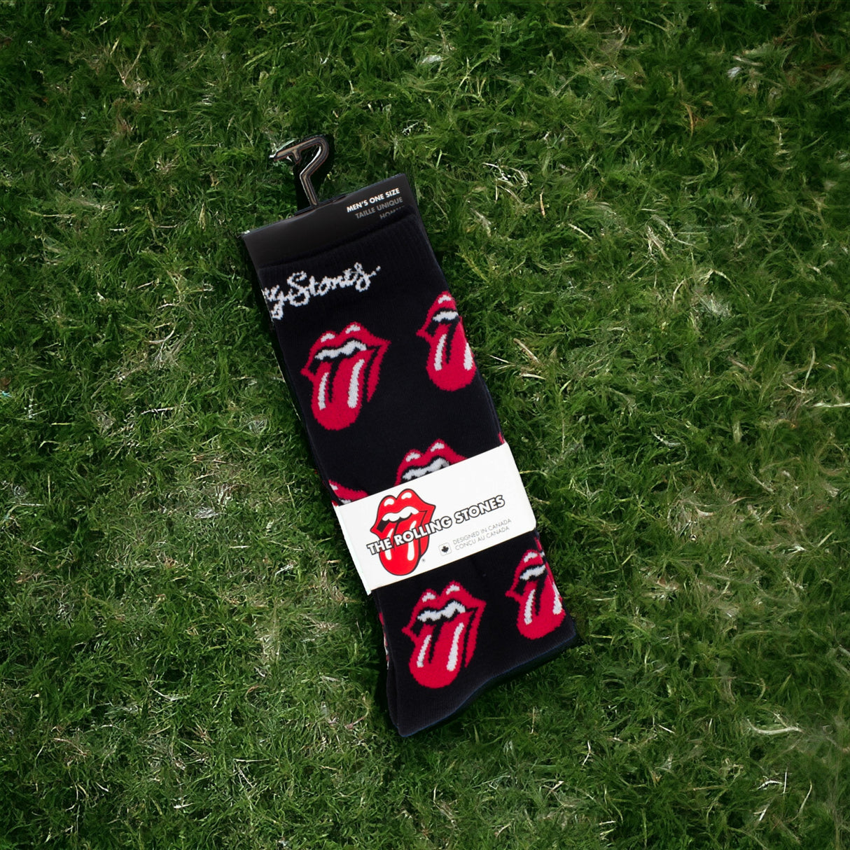Socken The Rolling Stones Fanartikel Red Tongue in 40-46 im Paar