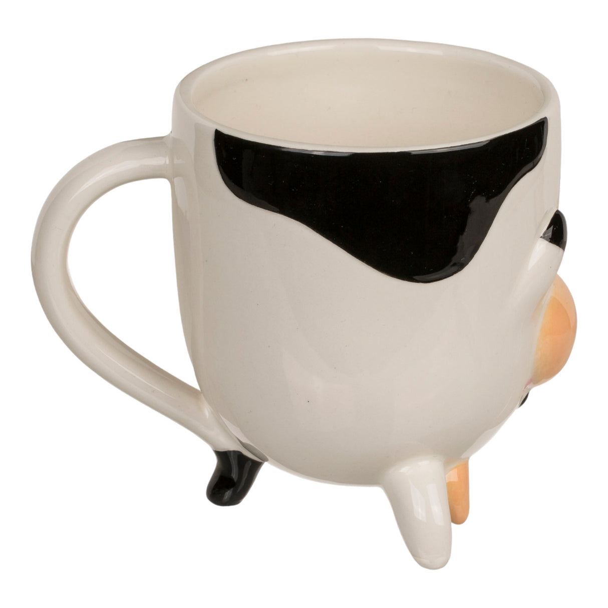 Kuh kopfüber Kaffeebecher Kuhtasse aus Keramik