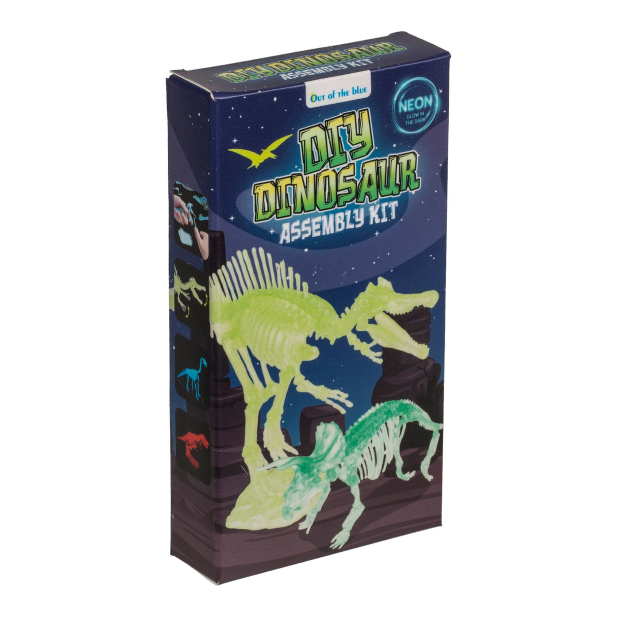 DIY Dinosaurier Skelett Bausatz Glow in the Dark Dino in zufälliger Variante