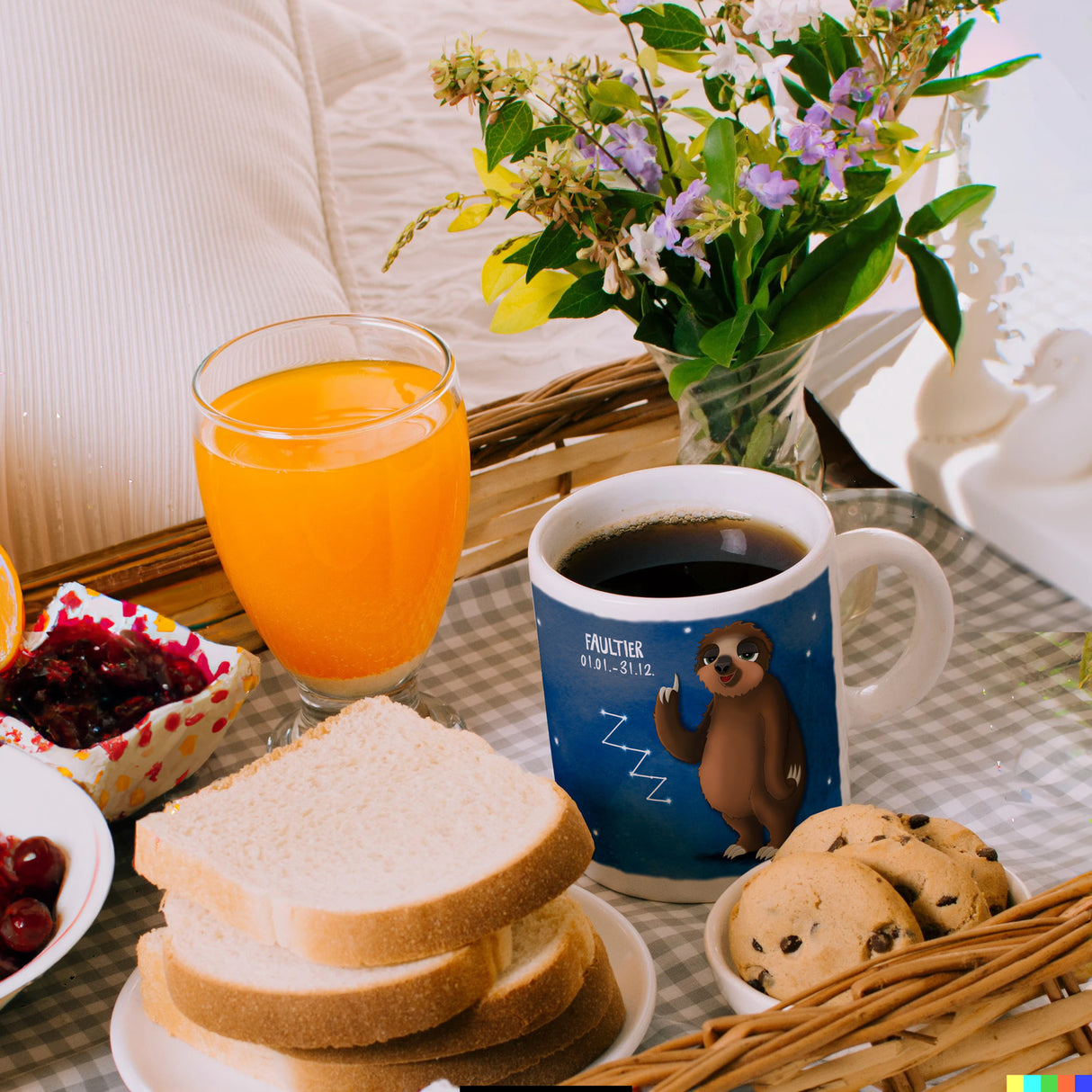 Sternzeichen Faultier Kaffeebecher