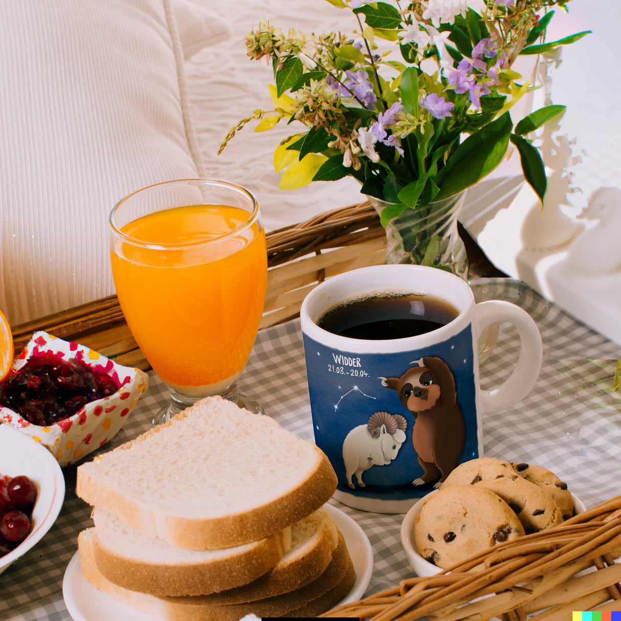 Faultier Sternzeichen Widder Kaffeebecher