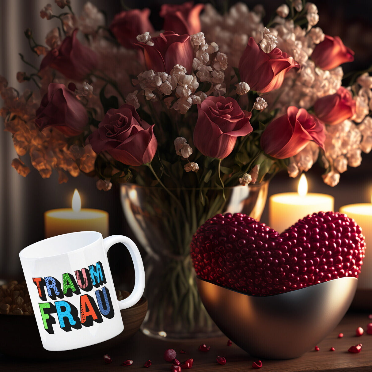 Kaffeebecher mit Spruch: Traumfrau